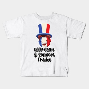 Keep Calm And Support France Kids T-Shirt